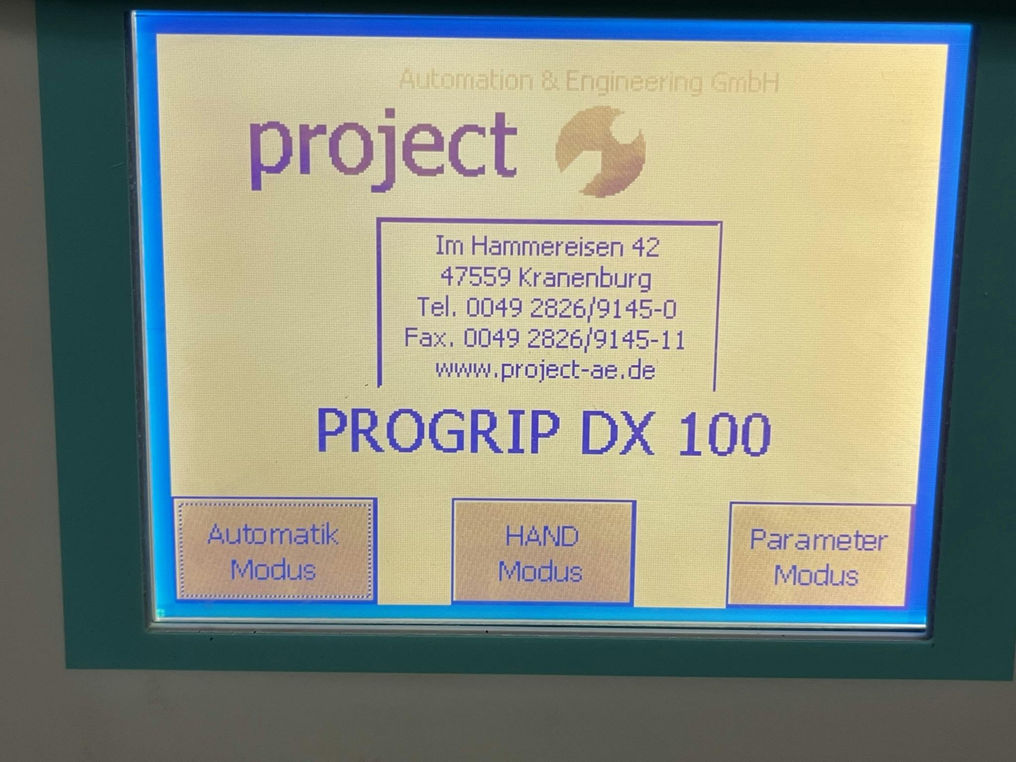 Detail projektu A & E Progrip DX100